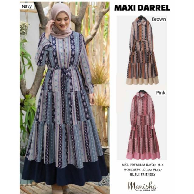 Gamis maxy darrel by Manisha