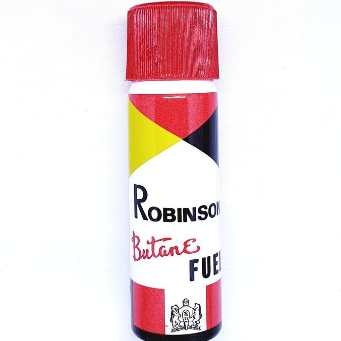 REFILL KOREK API ROBINSON MINI / GAS KOREK API ROBINSON BUTANE ASLI - Merah