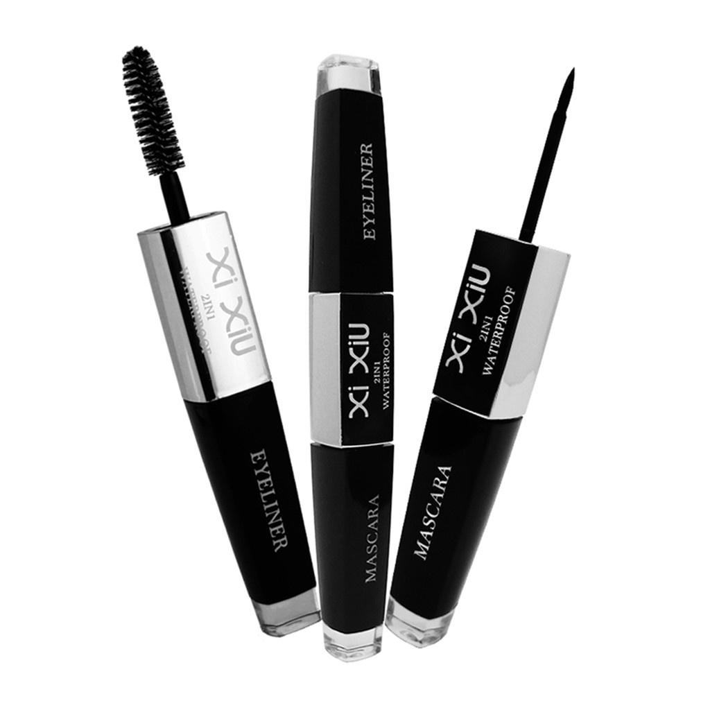 XI XIU 2 IN1 MASCARA DAN EYELINER WATERPROOF