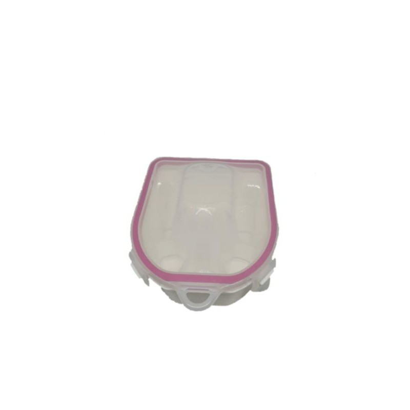 Double layer manicure bowl pink / tempat mangkuk wadah cuci tangan menicure rendam jari remover soak