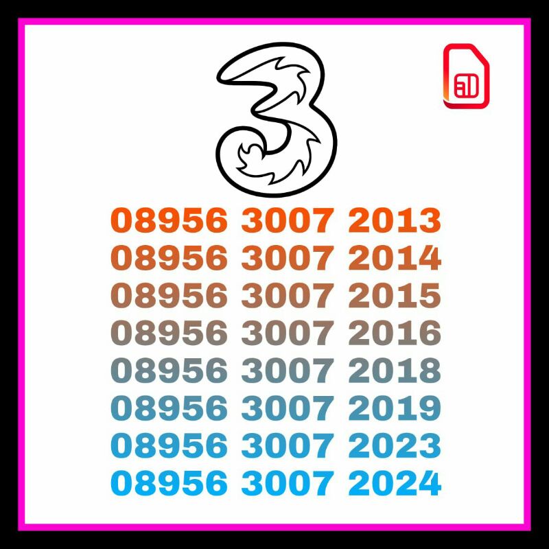 NOMOR CANTIK TRI SERI TAHUN LAHIR