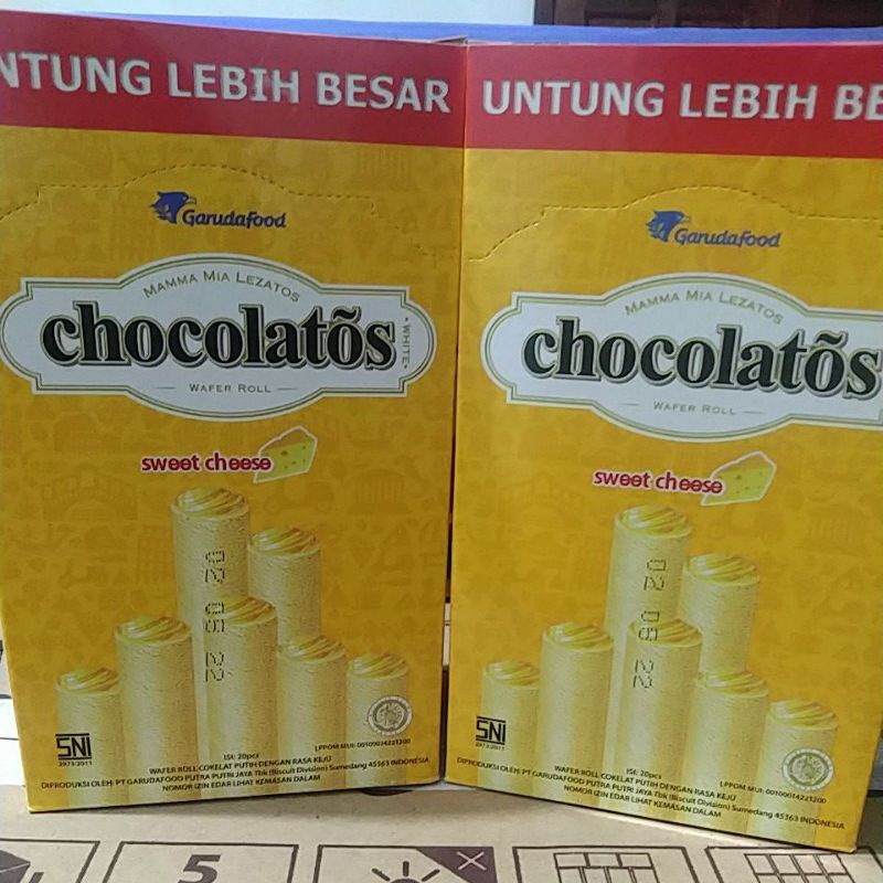 Chocolatos 16 gr isi 20 pcs