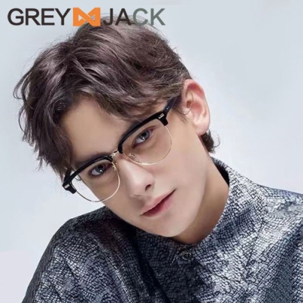 Promo Kacamata frame kacamata minus  kacamata pelajar  Grey Jack 1108 Limited