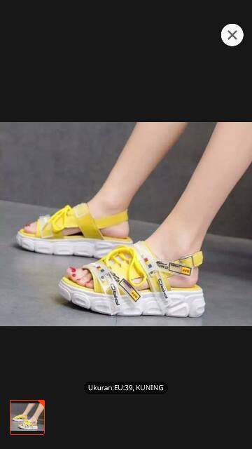 SANDAL KOREA TERBARU FSEON WANITA SANDAL GUNGUN KEKINIAN-3