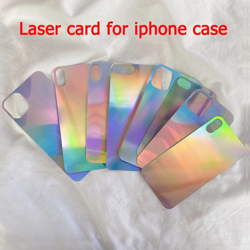 Kartu Laser Gradasi Untuk IPhone 12 11 Pro Max X Xs Max XR 8 7 13 14 Pro Max