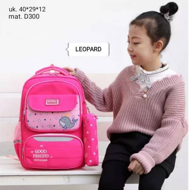 NIQABIS TAS RANSEL ANAK BABY SHARK GRATIS TEMPAT PENSIL TAS SEKOLAH ANAK PG PAUD TK SD CEWEK COWOK