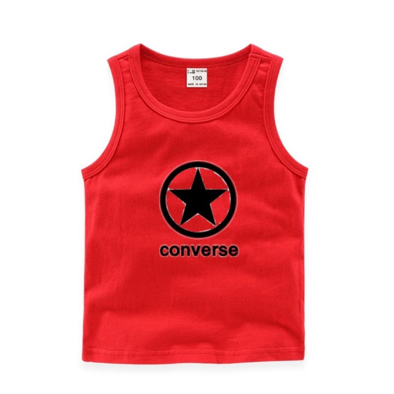 Singlet Anak Anak Unisex Convrs Star Tanktop anak Cowo dan Cewe Kaos Singlet Anak Usia 2 sampai 10 Tahun