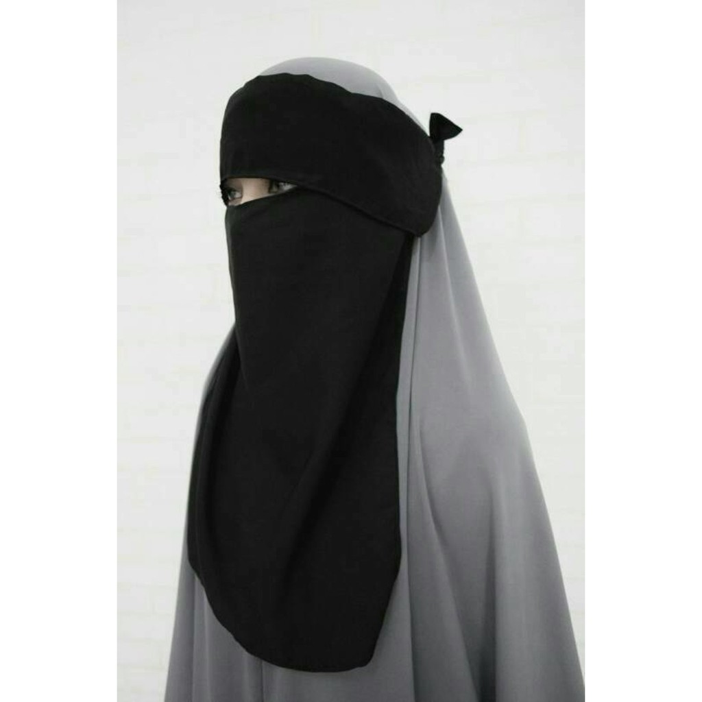 Sosialhijab Cadar Poni Hidden eyes - Niqab Bandana Poni Wolfis
