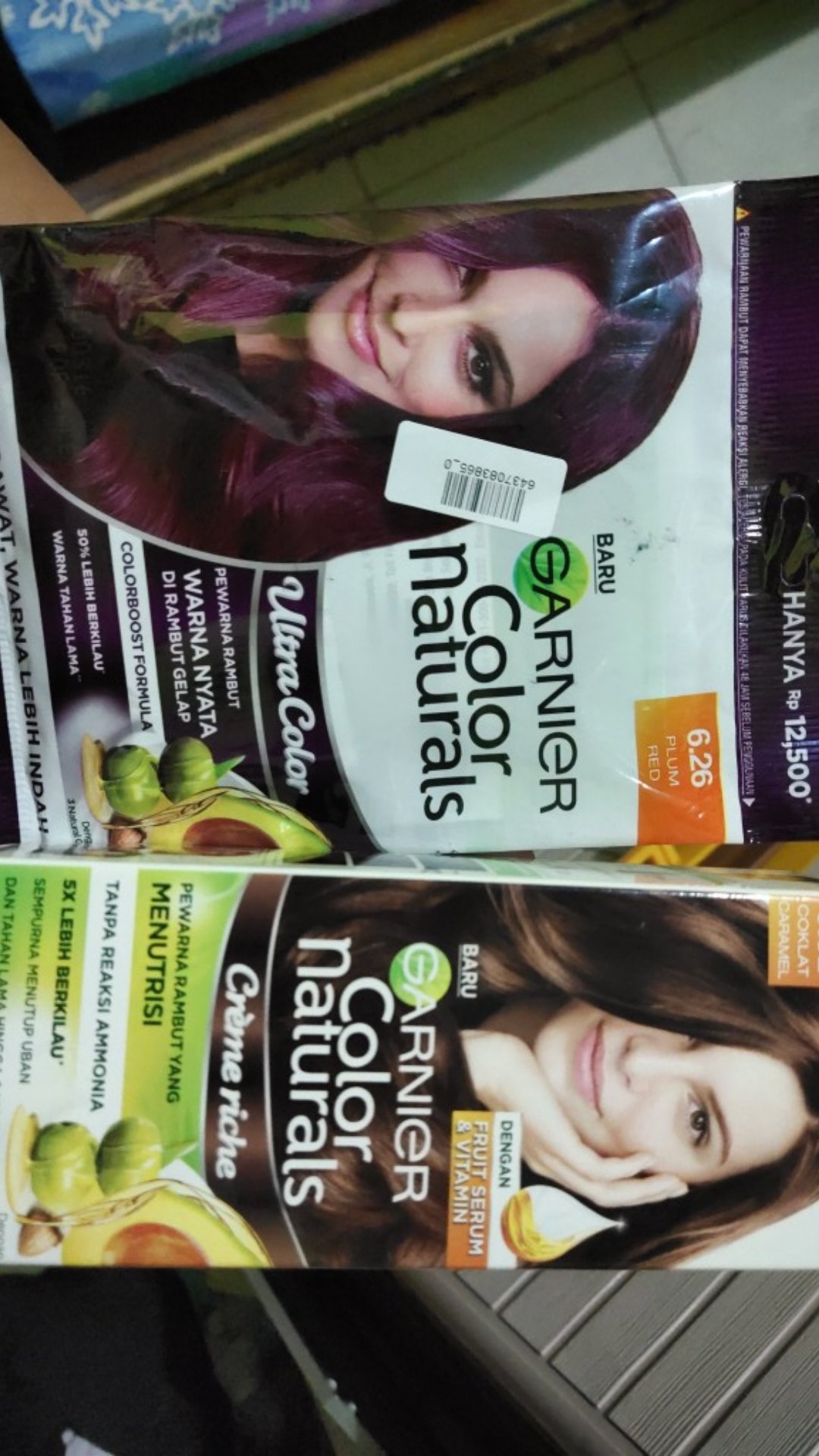  Garnier  Color Natural Express Coklat Karamel 2pcs 