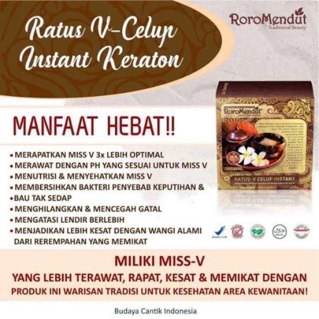 Roro Mendut Ratus V Celup Instan