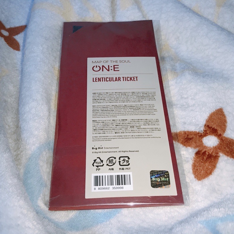 Lenticular Ticket Bts MOTS oN e