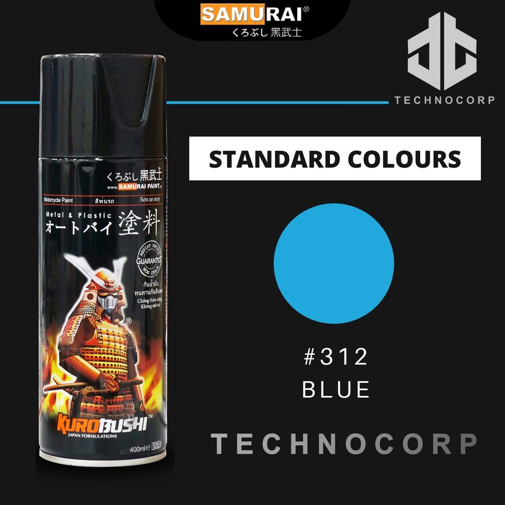 

Cat Semprot SAMURAI PAINT 312 BLUE / BIRU MUDA