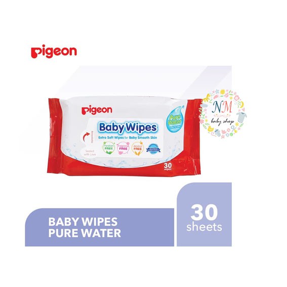 pigeon pure water wipes
