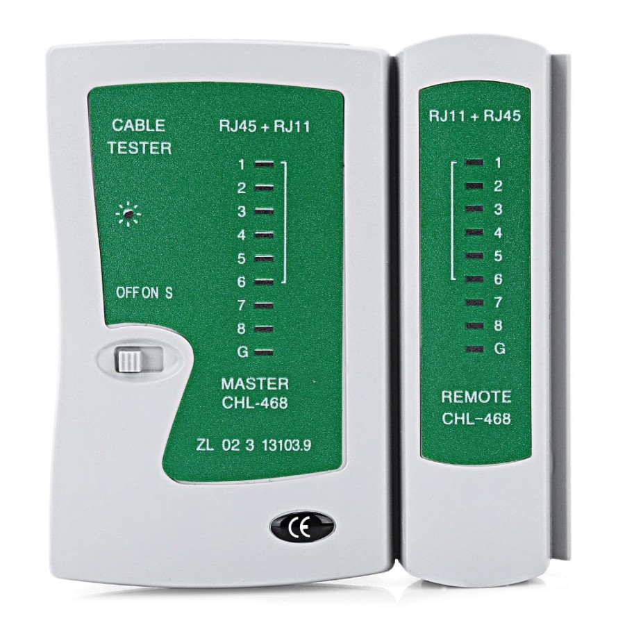 Alat Network Kabel wired Tester Conenector kontektor  Cek Jaringan  LAN RJ45 RJ11 Cat 5 Cat 6 Murah