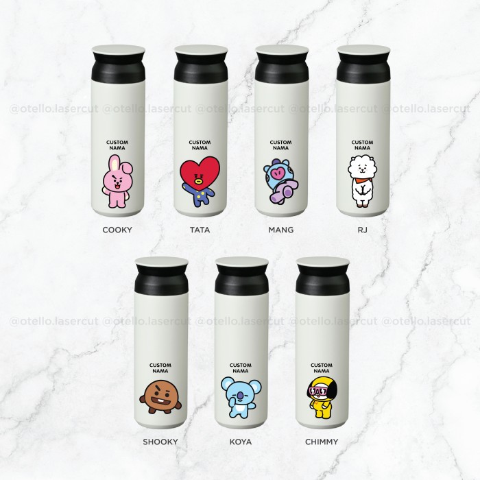 Custom Tumbler BT21 BTS Idol | Tokyo Botol Minum Travel Bangtan Print