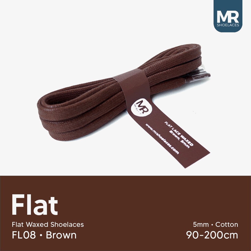 Tali Lilin Gepeng (Flat) 100cm 5mm Variasi Warna untuk Sepatu Sneakers atau Sport (Olahraga)