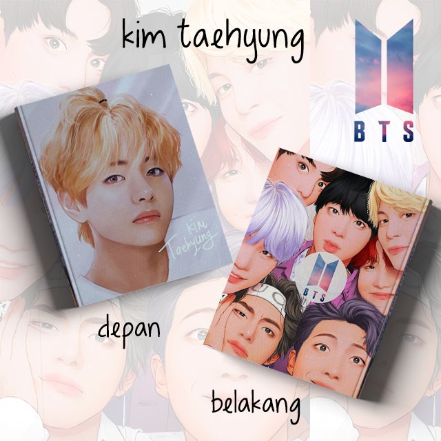 

Taehyung/Kim taehyung/Taehyung BTS/BTS/buku/buku tulis/buku catatan/kpop/notebook/korea/korean