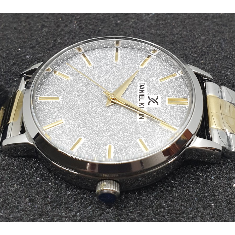 Daniel Klein DK11800-3 Silver Gold,Jam Tangan Wanita, Original