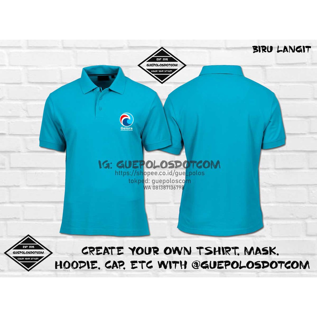 Poloshirt Partai gelora - Polo Gelora Gelombang Rakyat - Kaos Partai Gelora - Kaos Partai