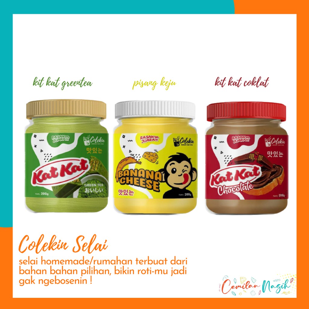 

Colekin Aja Selai Roti Coklat Fruity