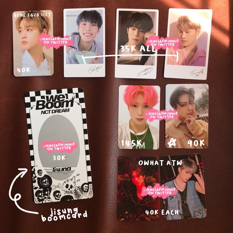 jeno chilling, xiaojun owhat, jisung boom card, pola natrep (jaehyun,taeil,doyoung) [BACA DESKRIPSI]