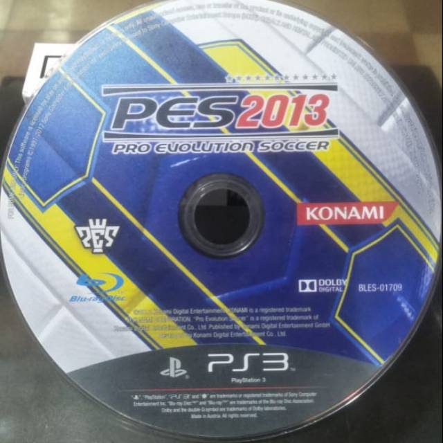 Kaset PS3 / BD PS3 PES 2013 second normal