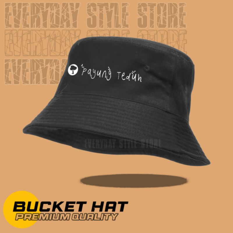 Topi Payung Teduh Bucket - Bucket Hat Payung Teduh Band