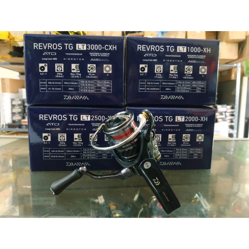 REEL DAIWA REVROS TG LT 1000XH/TG LT2000XH/TG LT 2500 XH/TG LT 3000 CXH