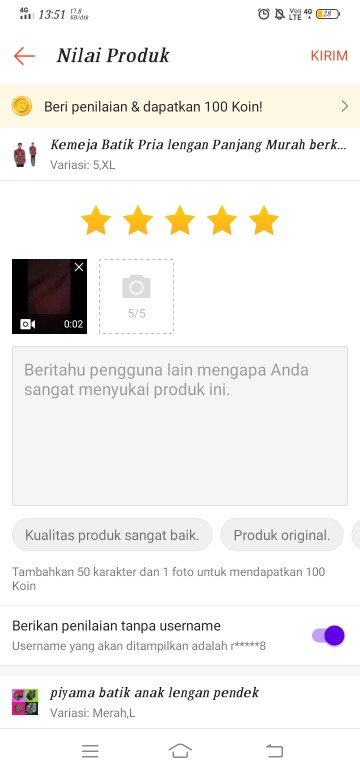 Kemeja Batik Pria Lengan Panjang Murah Berkualitas