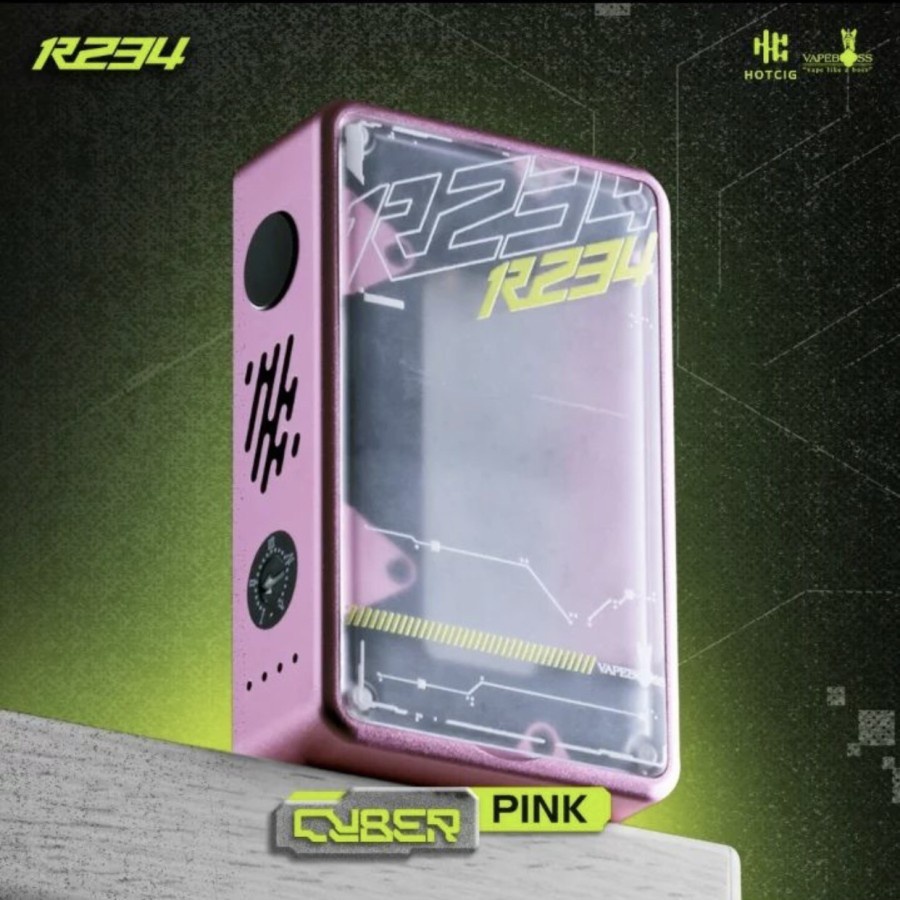 Mod Hotcig R234 Box Mod Cyber Pink Mod hotcig