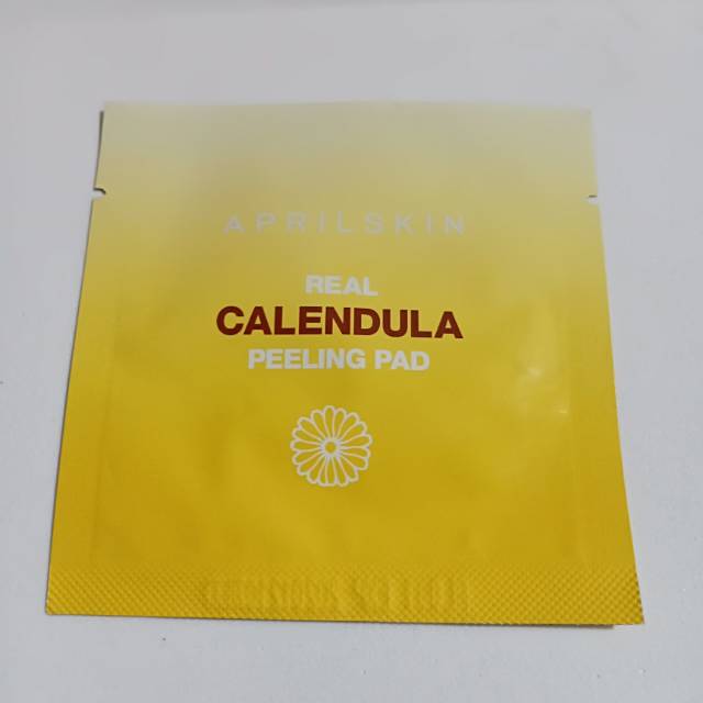 April skin aprilskin real calendula peeling pad sample