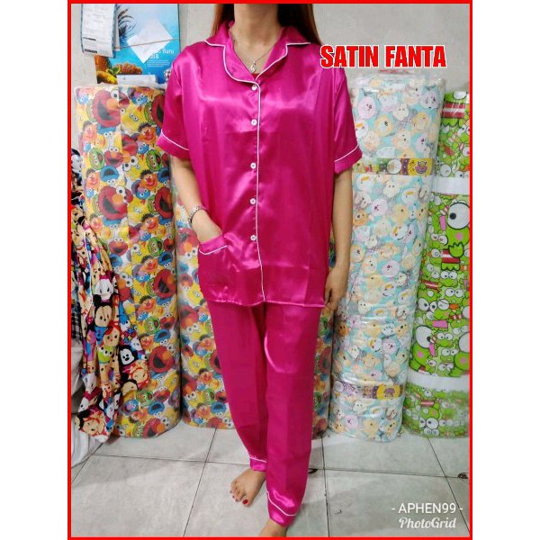 BESS - Piyama CP / Stelan Baju Tidur Murah / Piyama SATIN