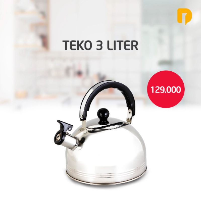 Teko Siul Stainless steel 3Liter