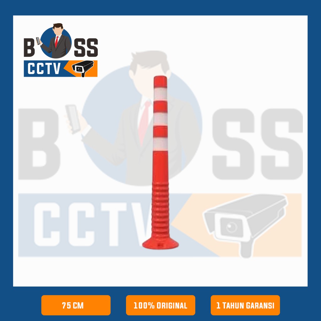 Jual Stick Cone Pvc Tinggi Cm Pembatas Jalan Parkir Safety Cone