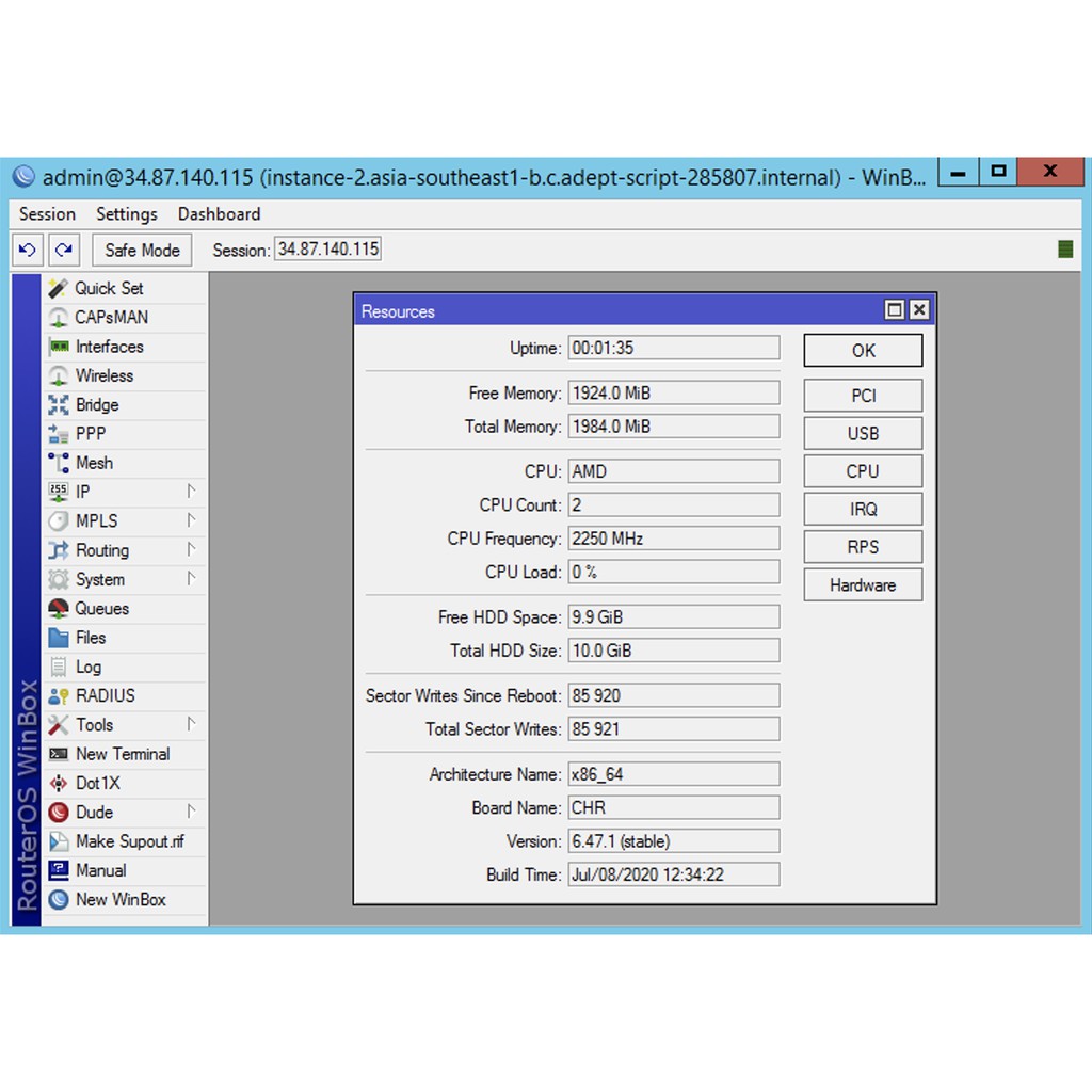 [PROMO] CHR Mikrotik dan VPS Linux Unmetered Bandwidth by Google Cloud dan AWS