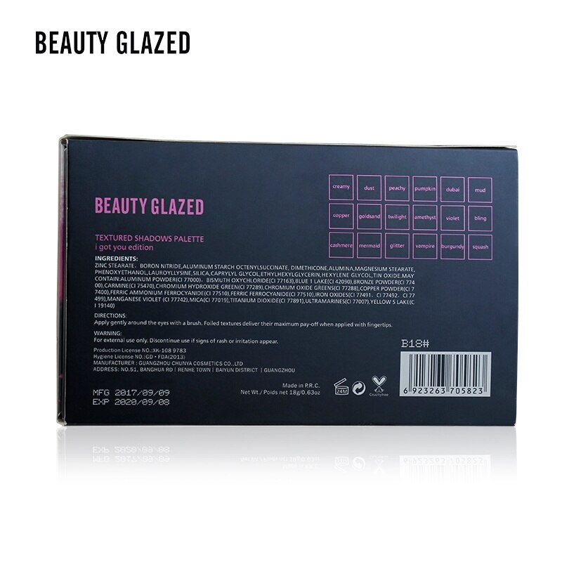 Beauty Glazed Eyeshadow I Got You Eyeshadow Palette Glitter Eyeshadow Palete Eyeshadow Shimmer BeautyGlazed