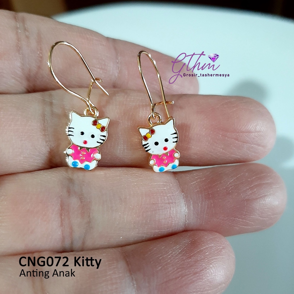 Anting Anak Kitty Anti Karat Anti Alergi Perhiasan Import Premium cocok untuk anak-anak dan remaja ana072