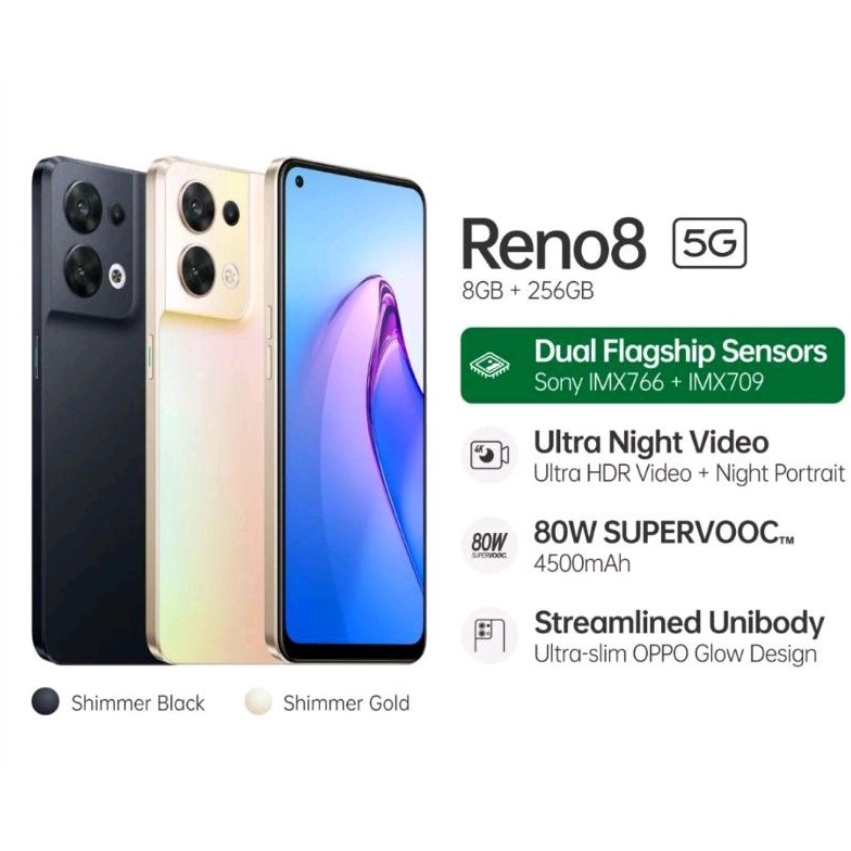 oppo reno 8 5g 8/256gb