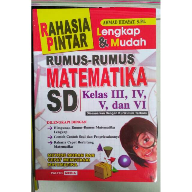 Rahasia Pintar Rumus Matematika Kelas 3 4 5 6 Sd Shopee Indonesia