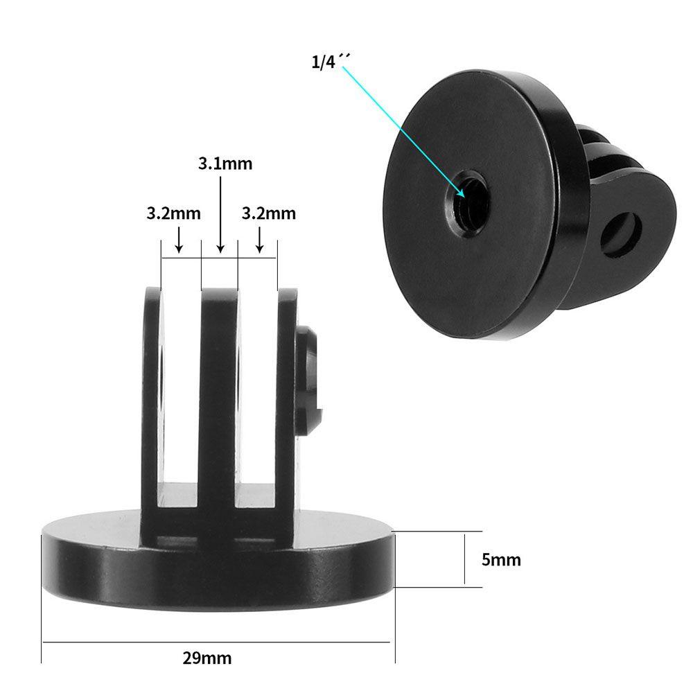 POPULAR Populer Tripod Mount Adapter Aksesori Kamera Action Untuk Gopro Aluminium Alloy Tripod Adapter