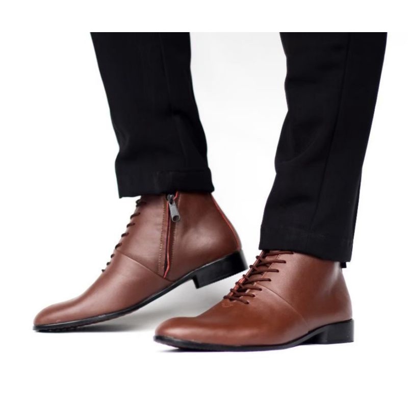 SEPATU FORMAL TINGGI SEPATU DINAS KULIT SEPATU KANTOR CEVANY WOSSLET ORIGINAL