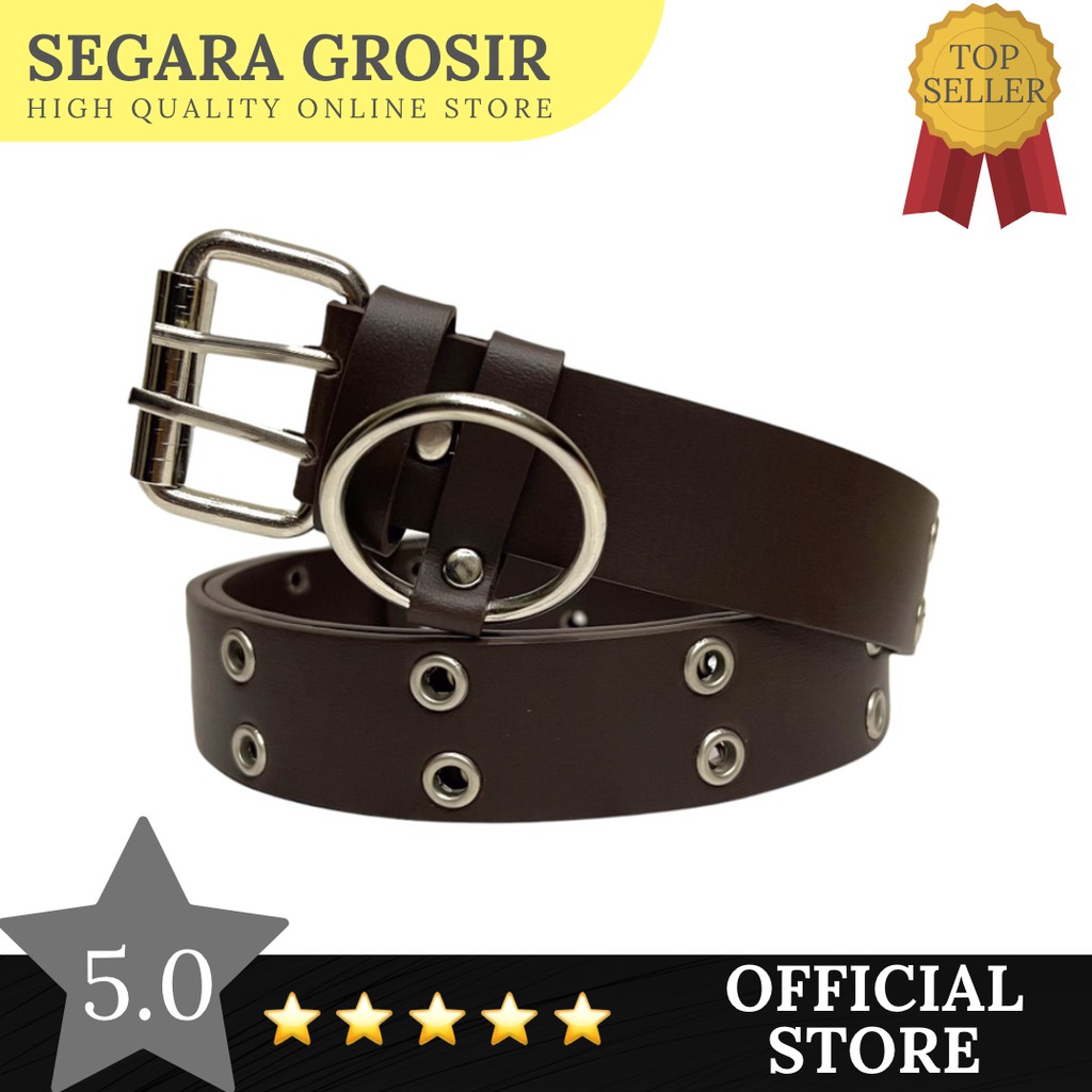 TALI PINGGANG SABUK GESPER FASHION MODIS TERMURAH DOUBLE RING CEWEK HADIAH ULANG TAHUN PREMIUM BLACK HITAM  WOMEN BELT TERMURAH GROSIR ORIGINAL BRANDED IKAT PINGGANG MODIS FASHION IKAT PINGGANG WANITA WOMEN BELT DOUBLE RING PREMIUM GESPER LEATHER KULIT