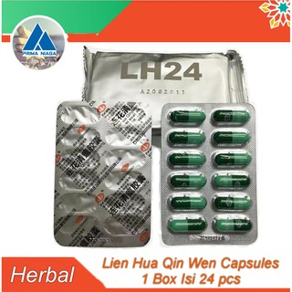 Jual Lien Hua Qing Wen Capsules 1 box isi 24 pcs Obat Herbal Indonesia ...