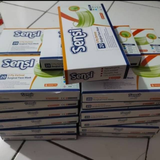 SENSI masker 3 ply / Masker sensi / Masker medis / maskersensi / Masker murah sensi
