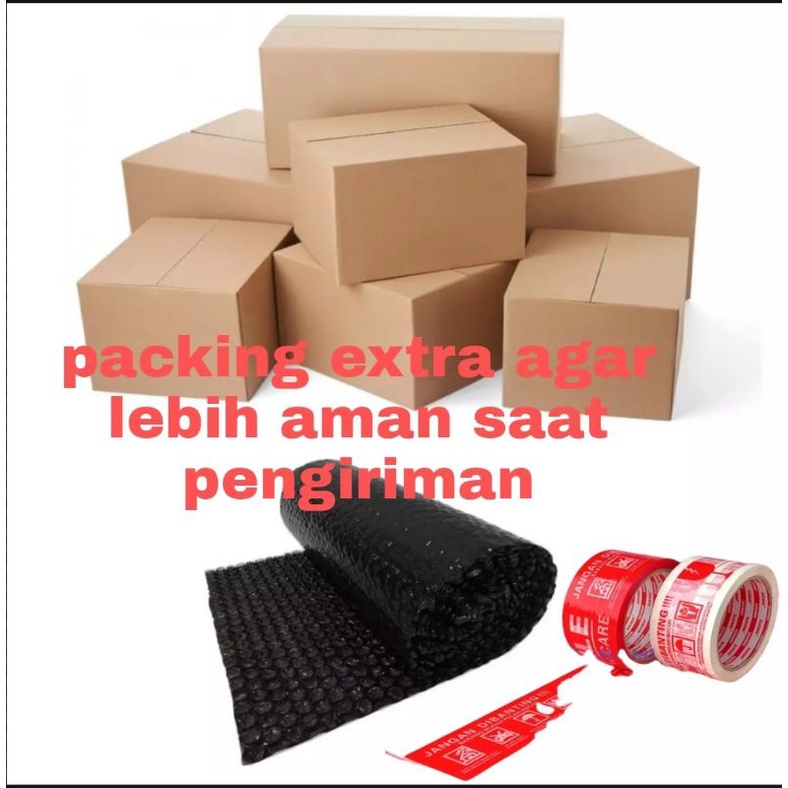 

tambahan packing extra agar lebih aman saat pengiriman