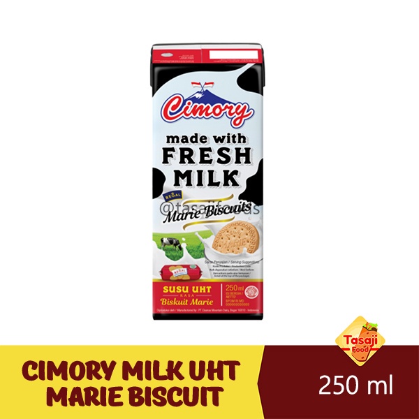 

Cimory MILK UHT 250 Ml Marie Regal Biscuit
