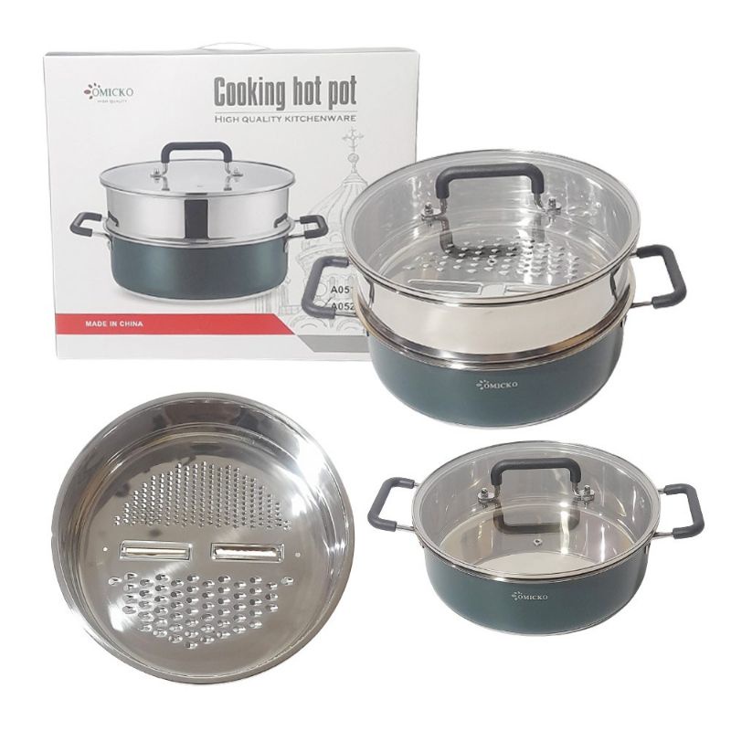 PANCI STEAMER PENGUKUS DENGAN PARUTAN COOKING HOT POT