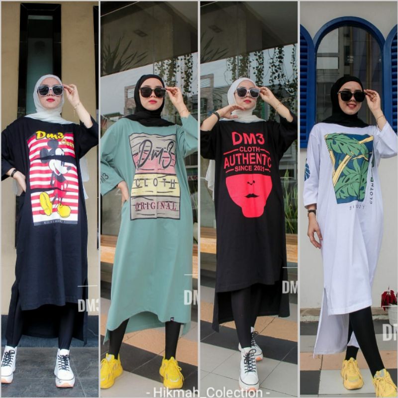 HC / BEST SELLER / DM3/ LONG TUNIK DM3/ TUNIK JUMBO/ LONG TUNIK KAOS/ TUNIK DM3/ TUNIK KAOS/ PAKAIAN