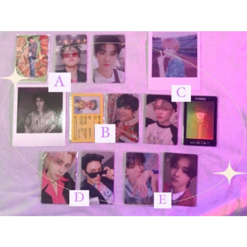 photocard pc jungwoo hehet jaemin agent jeno hello agent chenle boring sungchan kihno arrival