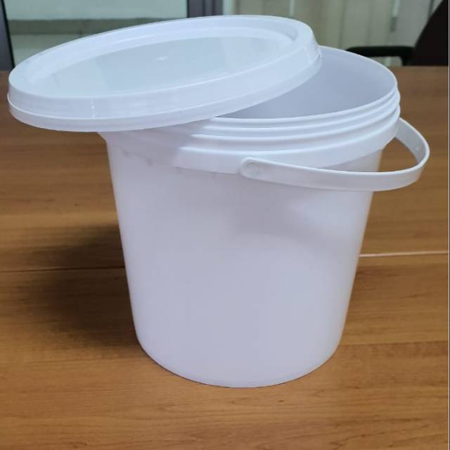 (BARU) Ember Plastik 4 Liter / Pail 4 Liter (4.5 KG) untuk Cat / Makanan / Packaging